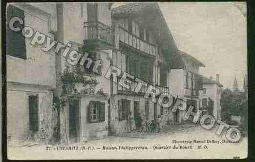 Ville de USTARITZ Carte postale ancienne