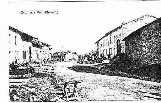 Ville de VAHLEBERSING Carte postale ancienne