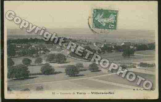 Ville de VARZY Carte postale ancienne