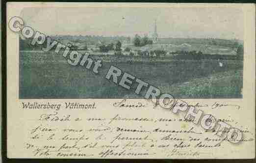 Ville de VATIMONT Carte postale ancienne