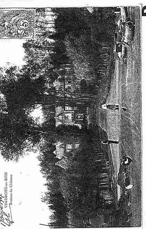 Ville de VENDEGIESAUBOIS Carte postale ancienne Ville de VENDEGIESAUBOIS Carte postale ancienne