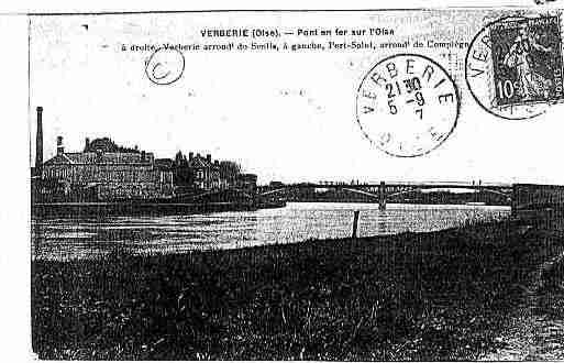 Ville de VERBERIE Carte postale ancienne