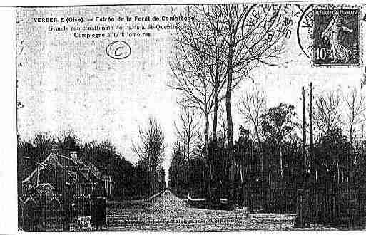 Ville de VERBERIE Carte postale ancienne