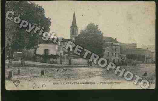 Ville de VERNETLAVARENNE Carte postale ancienne