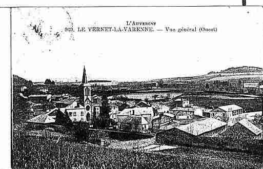 Ville de VERNETLAVARENNE Carte postale ancienne