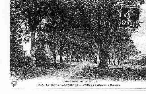 Ville de VERNETLAVARENNE Carte postale ancienne