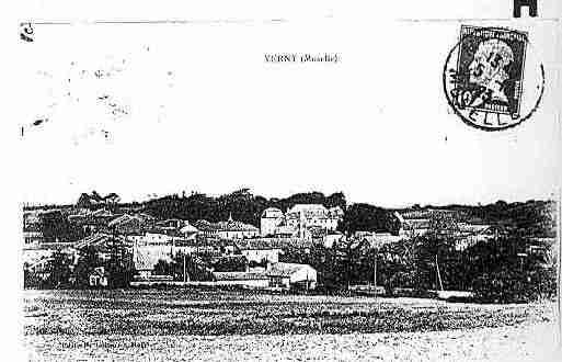 Ville de VERNY Carte postale ancienne