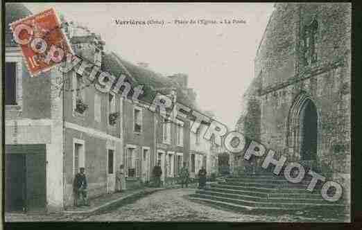 Ville de VERRIERES Carte postale ancienne