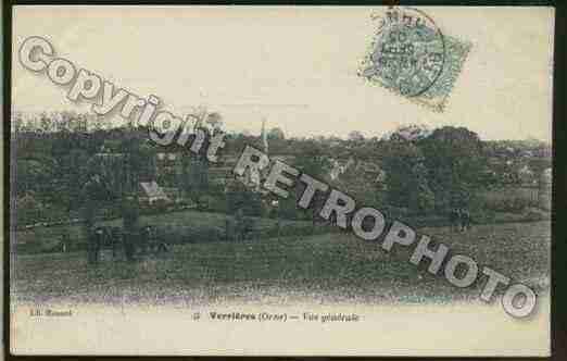 Ville de VERRIERES Carte postale ancienne