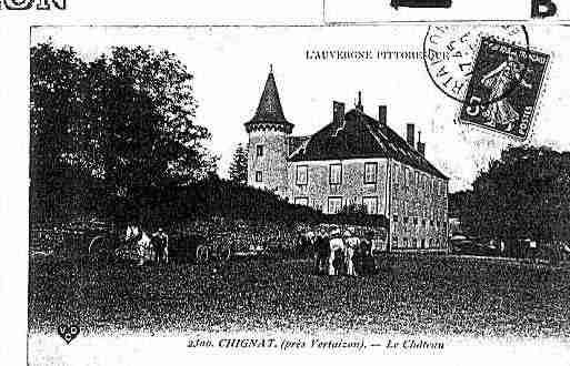 Ville de VERTAIZON Carte postale ancienne