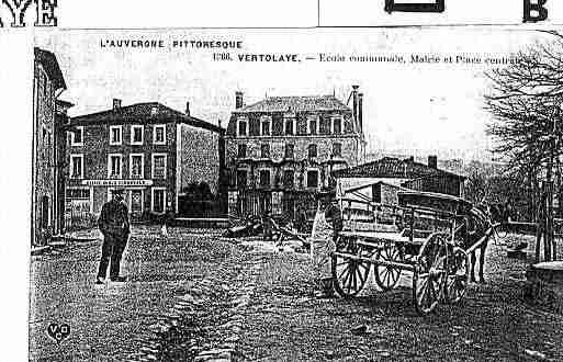 Ville de VERTOLAYE Carte postale ancienne