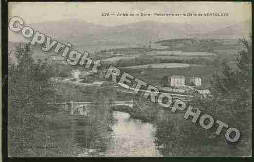 Ville de VERTOLAYE Carte postale ancienne