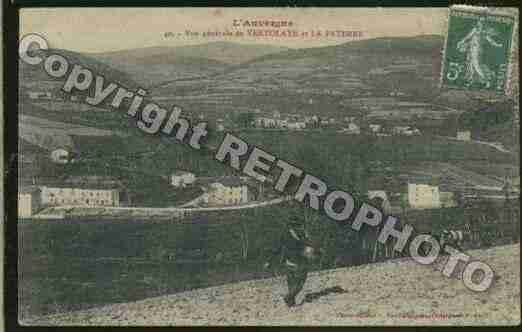 Ville de VERTOLAYE Carte postale ancienne