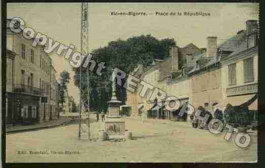 Ville de VICENBIGORRE Carte postale ancienne