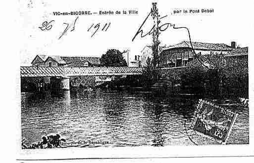 Ville de VICENBIGORRE Carte postale ancienne