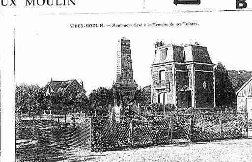 Ville de VIEUXMOULIN Carte postale ancienne