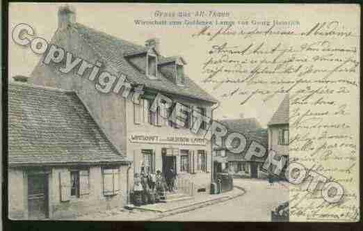 Ville de VIEUXTHANN Carte postale ancienne