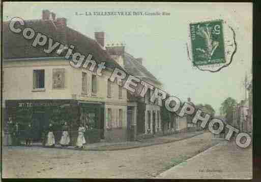 Ville de VILLENEUVELESSABLONSETLEROY Carte postale ancienne