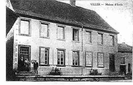 Ville de VILLER Carte postale ancienne