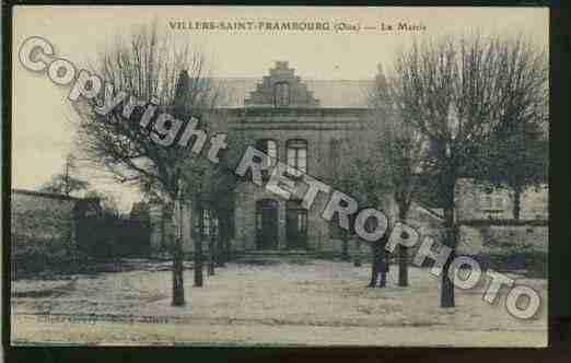 Ville de VILLERSSAINTFRAMBOURG Carte postale ancienne