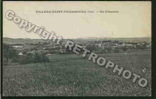 Ville de VILLERSSAINTFRAMBOURG Carte postale ancienne