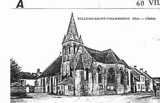 Ville de VILLERSSAINTFRAMBOURG Carte postale ancienne