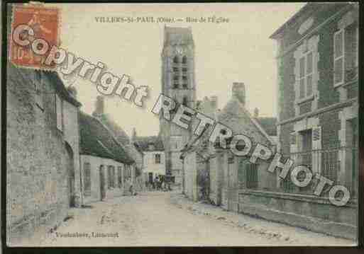 Ville de VILLERSSAINTPAUL Carte postale ancienne