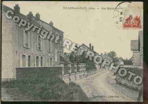 Ville de VILLERSSAINTPAUL Carte postale ancienne
