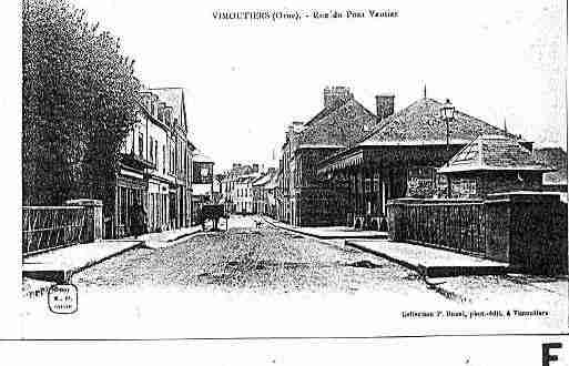 Ville de VIMOUTIERS Carte postale ancienne