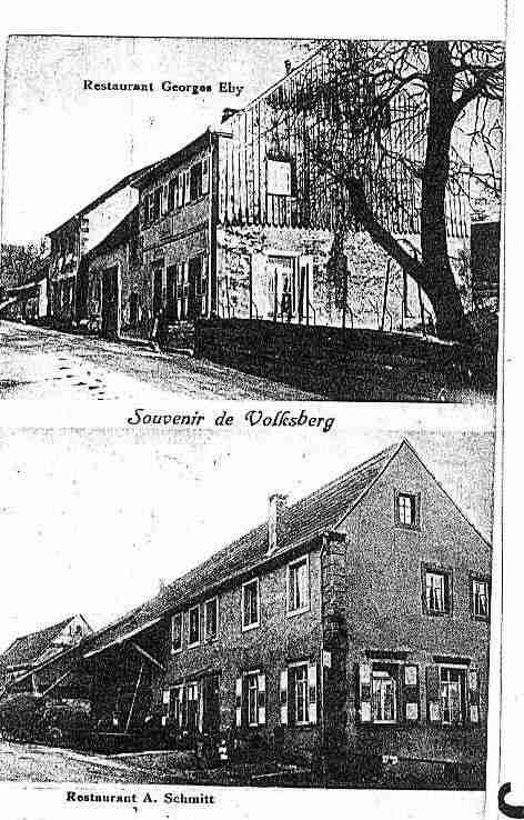Ville de VOLKSBERG Carte postale ancienne