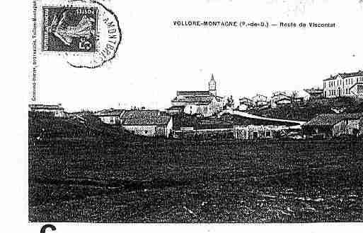 Ville de VOLLOREMONTAGNE Carte postale ancienne