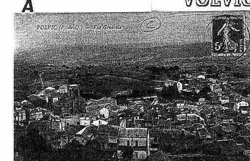 Ville de VOLVIC Carte postale ancienne