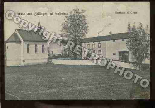 Ville de WALDWISSE Carte postale ancienne