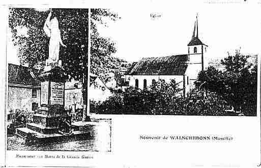 Ville de WALSCHBRONN Carte postale ancienne