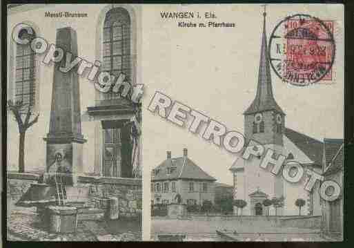 Ville de WANGEN Carte postale ancienne