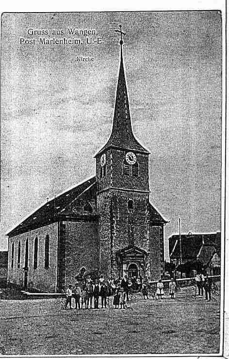 Ville de WANGEN Carte postale ancienne