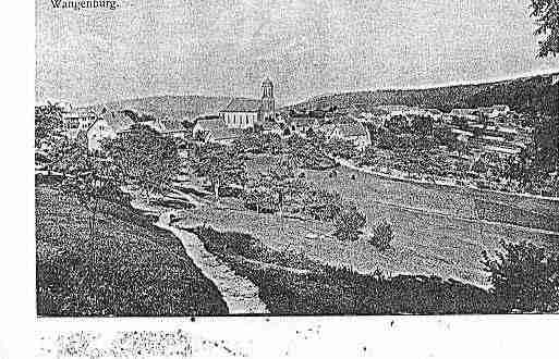 Ville de WANGENBOURGENGENTHAL Carte postale ancienne