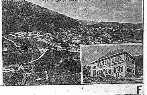 Ville de WANGENBOURGENGENTHAL Carte postale ancienne