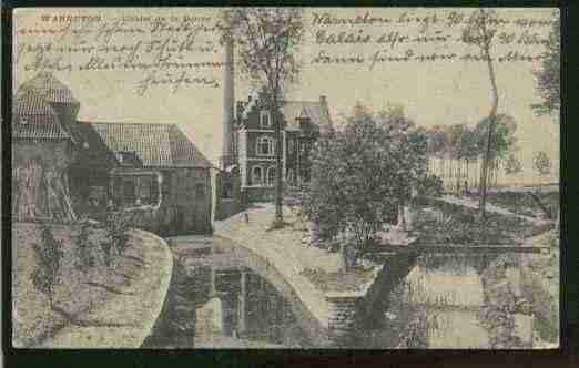 Ville de WARNETON Carte postale ancienne