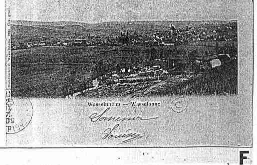 Ville de WASSELONNE Carte postale ancienne