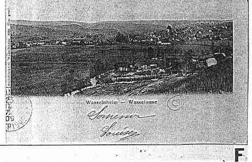 Ville de WASSELONNE Carte postale ancienne