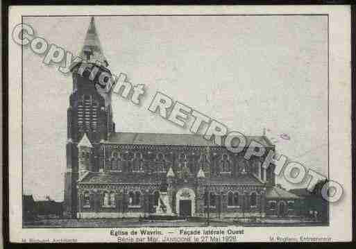 Ville de WAVRIN Carte postale ancienne Ville de WAVRIN Carte postale ancienne