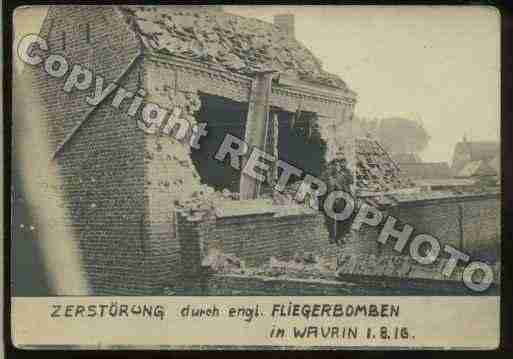 Ville de WAVRIN Carte postale ancienne