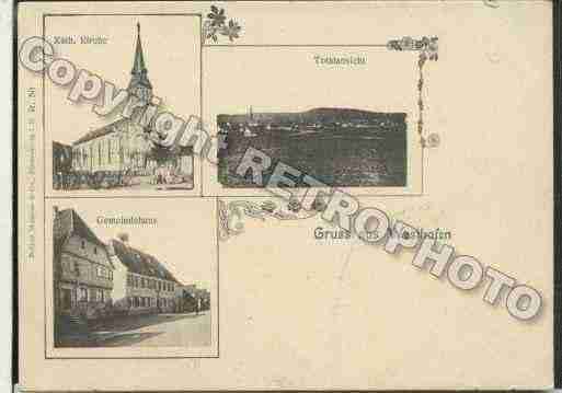 Ville de WESTHOFFEN Carte postale ancienne