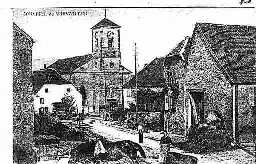 Ville de WIESVILLER Carte postale ancienne