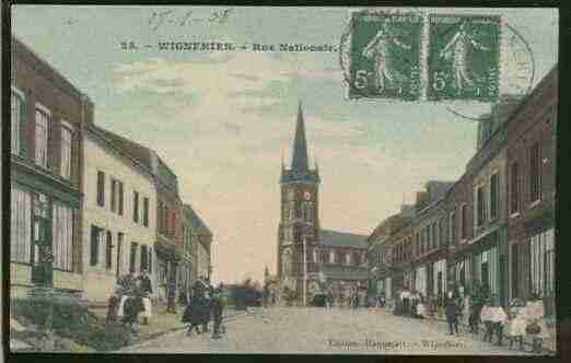 Ville de WIGNEHIES Carte postale ancienne