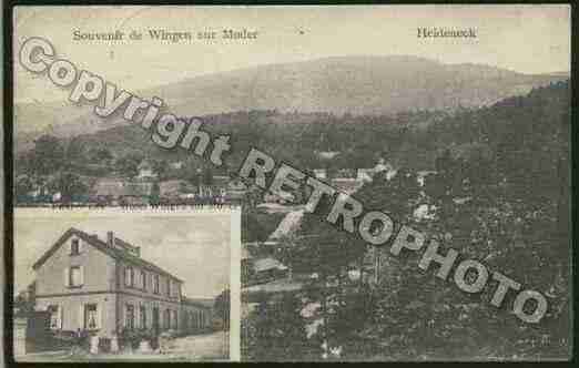 Ville de WINGENSURMODER Carte postale ancienne