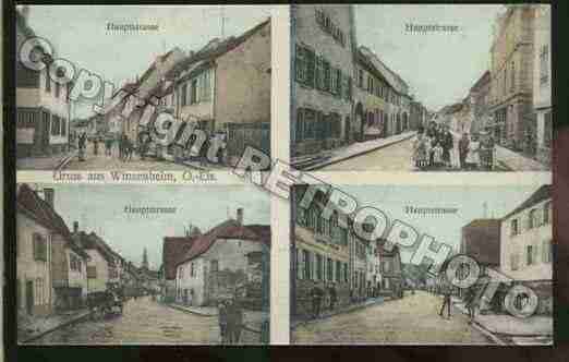 Ville de WINTZENHEIM Carte postale ancienne