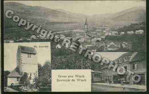 Ville de WISCHES Carte postale ancienne