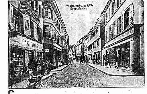 Ville de WISSEMBOURG Carte postale ancienne